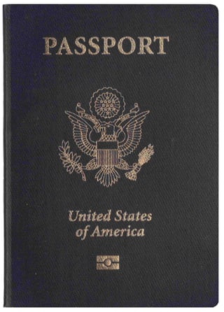 Front Cover of USA Passport